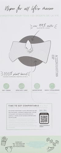 The Honest Company Baby Wipes for Sensitive Skin, Hypoallergenic, Fragrance-Free, Multi-Use, Pattern Play Design, 720 Count (10 Packs of 72)