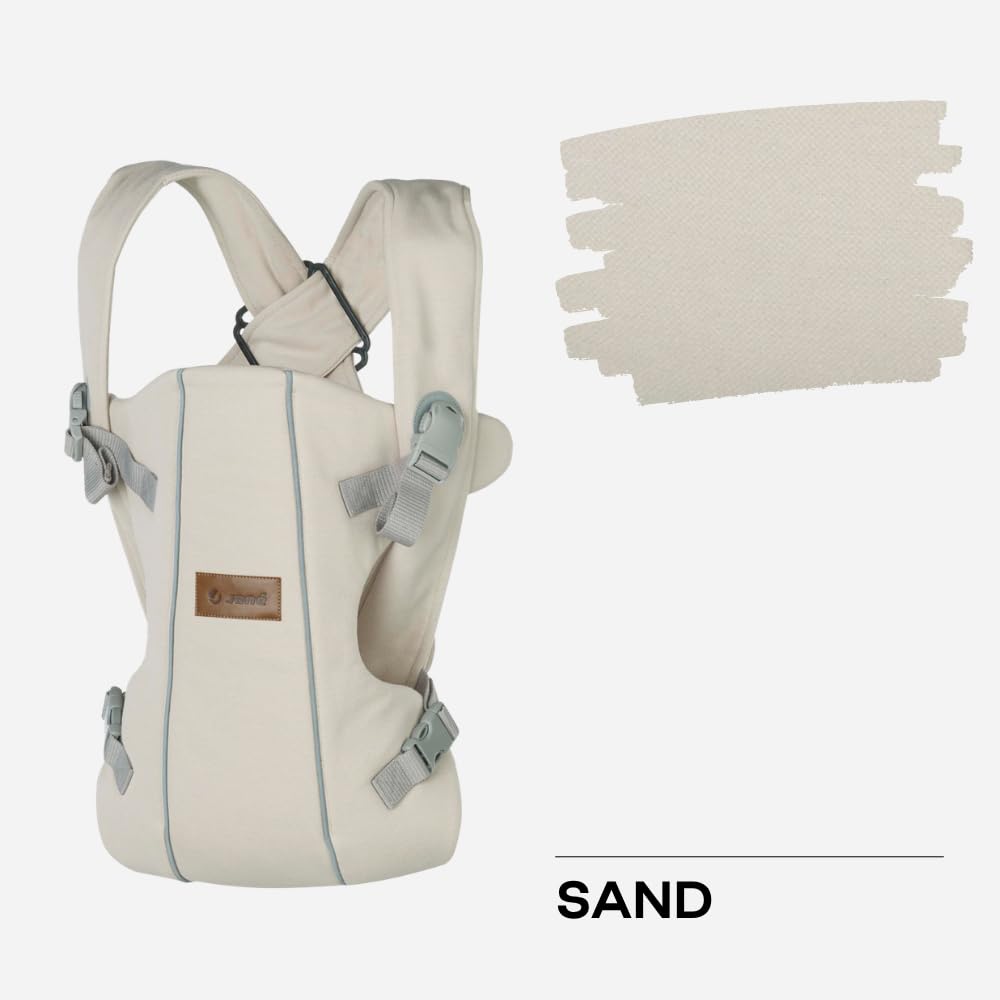 Jané Dual Mochila Portabebé Ergonómica, Desde Nacimiento (3,5–15 kg), 3 Posiciones, Transpirable y Acolchada, Verde