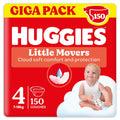 Huggies Little Movers Pañales para Bebé con Diseños Disney Talla 3 (4-9 kg), Comodidad para la Piel 24/7, 3 Packs de 56, Total 168 Pañales