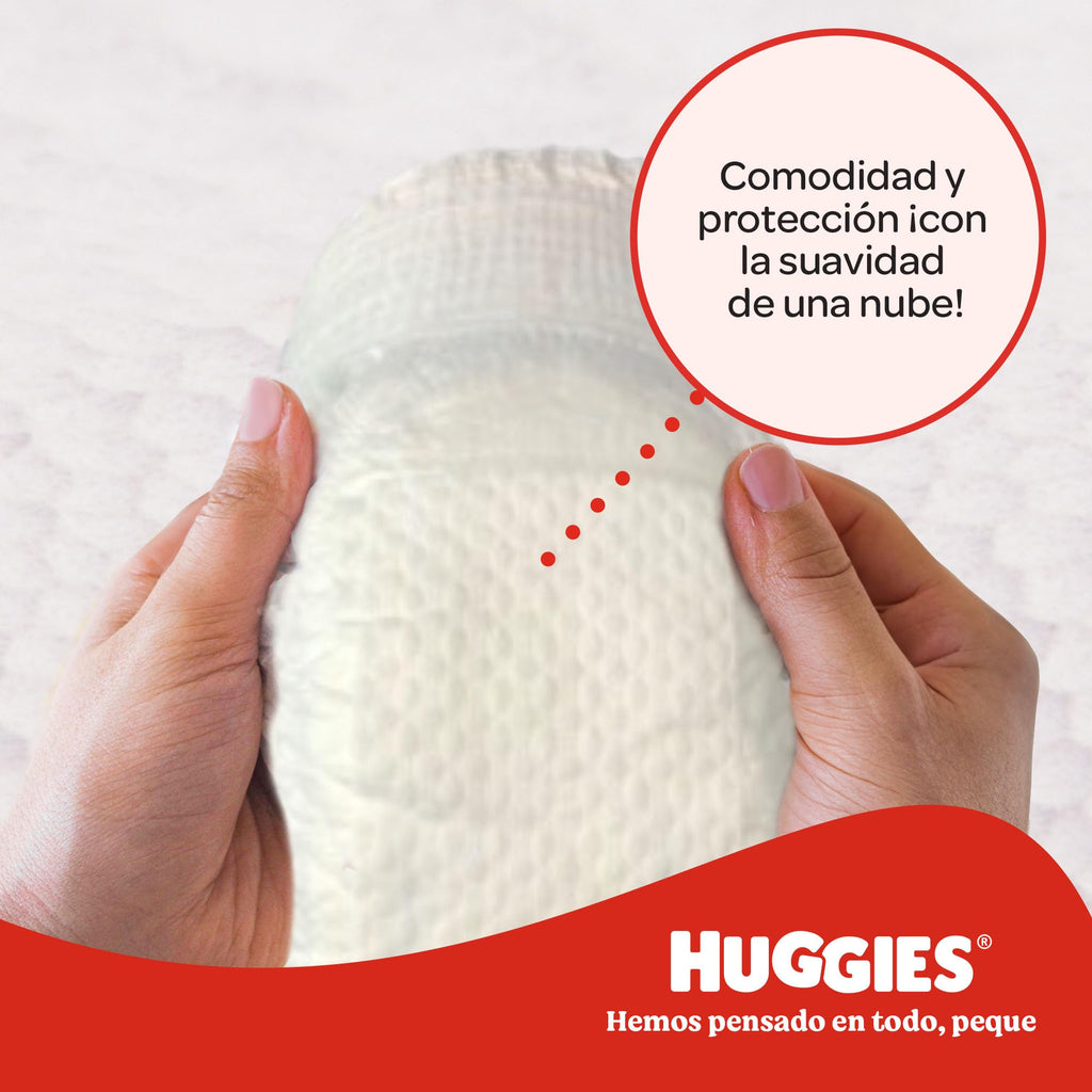 Huggies Little Movers Pañales para Bebé con Diseños Disney Talla 3 (4-9 kg), Comodidad para la Piel 24/7, 3 Packs de 56, Total 168 Pañales