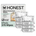 The Honest Company Baby Wipes for Sensitive Skin, Hypoallergenic, Fragrance-Free, Multi-Use, Pattern Play Design, 720 Count (10 Packs of 72)