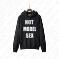 Hip Hop Men's Zip-up Hoodie Vintage Punk Loose Letter Print Long Sleeve Sweatshirt Goth High Street Grunge Outerwear Y2k Clothes