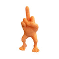 3d Printed Desktop Decorations Middle Finger with Legs Statue Car Home Office Desk Statue Decoration Ornament Funny Gag Gifts